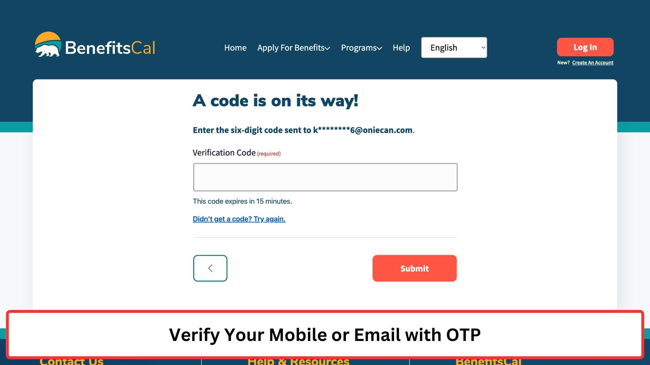 Verify Your Email and Mobile